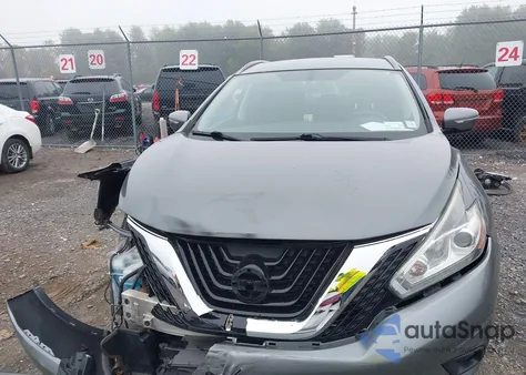 2015 Nissan Murano Sv z USA, uszkodzony, nr VIN 5N1AZ2MH9FN281471